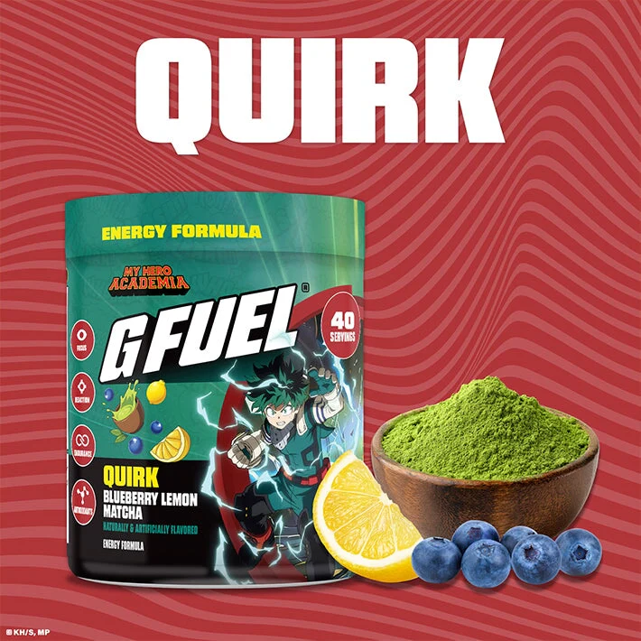 G Fuel Quirk Tub - 40 Servings - My Hero Academia