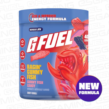 G Fuel Ragin Gummy Fish 2.0 Tub - 40 Servings