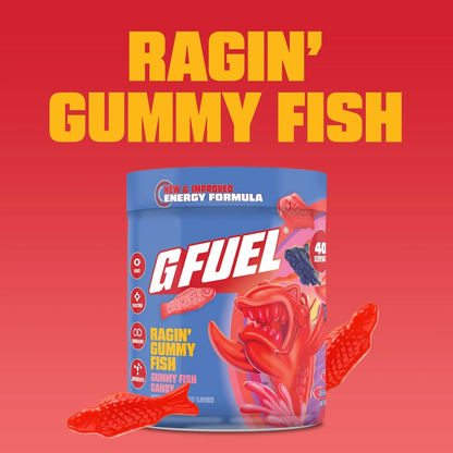 G Fuel Ragin Gummy Fish 2.0 Tub - 40 Servings