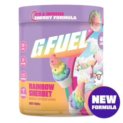 G Fuel Rainbow Sherbet 2.0 Tub - 40 Servings