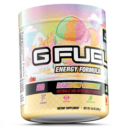 G Fuel Rainbow Sherbet Tub - 40 Servings
