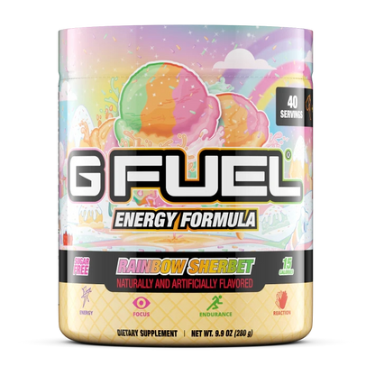 G Fuel Rainbow Sherbet Tub - 40 Servings