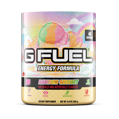 G Fuel Rainbow Sherbet Tub - 40 Servings