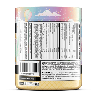 G Fuel Rainbow Sherbet Tub - 40 Servings