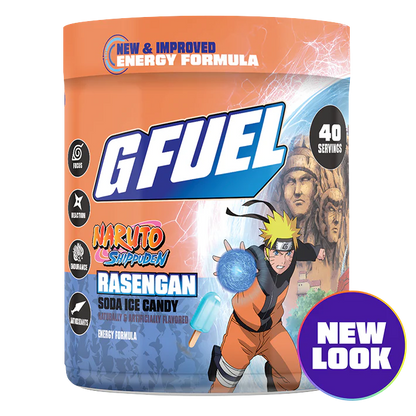 G Fuel Rasengan 2.0 Tub - 40 Servings - Naruto Shippuden