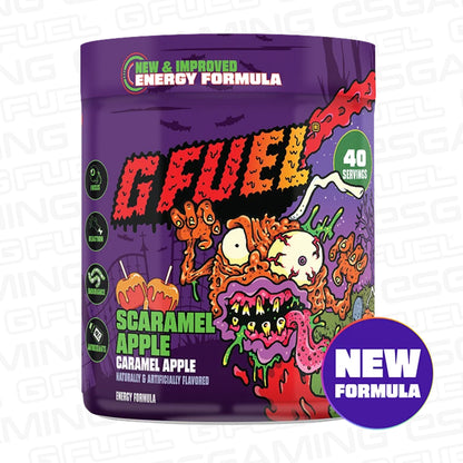 G Fuel Scaramel Apple 2.0 Tub - 40 Servings - Fear Fest