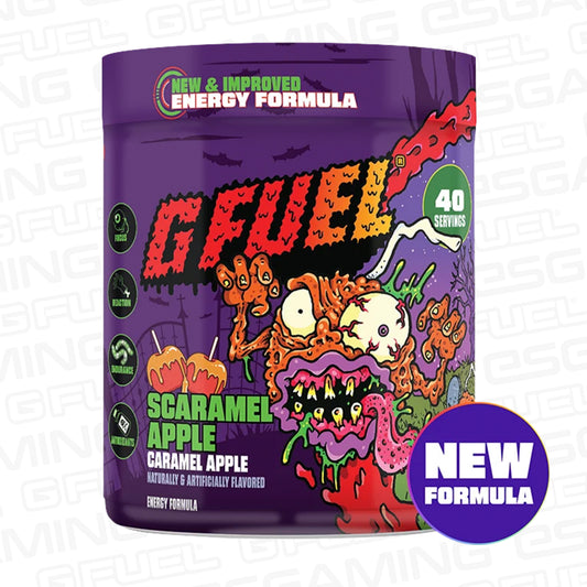 G Fuel Scaramel Apple 2.0 Tub - 40 Servings - Fear Fest