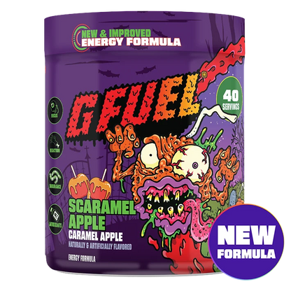 G Fuel Scaramel Apple 2.0 Tub - 40 Servings - Fear Fest