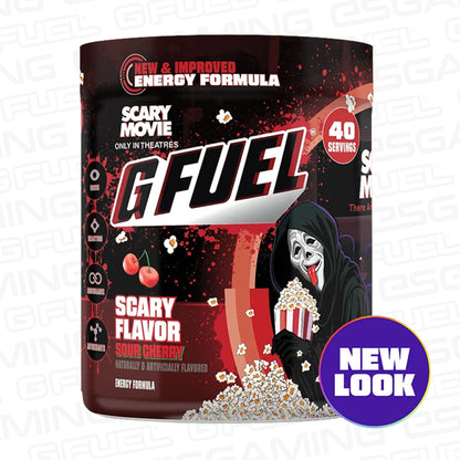 G Fuel Scary Flavor 2.0 Tub - 40 Servings - Scary Movie