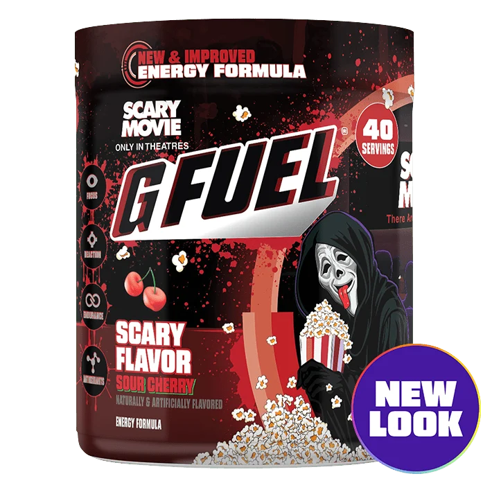 G Fuel Scary Flavor 2.0 Tub - 40 Servings - Scary Movie