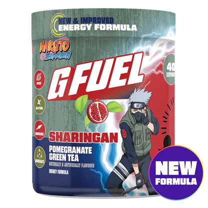 G Fuel Sharingan 2.0 Tub - 40 Servings - Naruto Shippuden