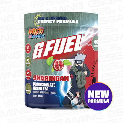 G Fuel Sharingan 2.0 Tub - 40 Servings - Naruto Shippuden