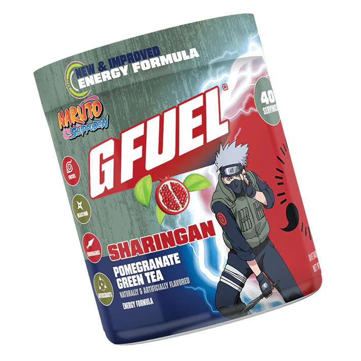 G Fuel Sharingan 2.0 Tub - 40 Servings - Naruto Shippuden