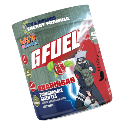 G Fuel Sharingan 2.0 Tub - 40 Servings - Naruto Shippuden
