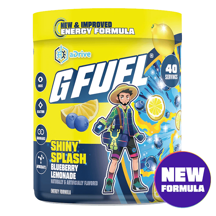 G Fuel Shiny Splash 2.0 Tub - 40 Servings - aDrive