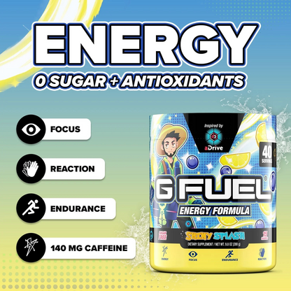 G Fuel Shiny Splash Remaster Tub - 40 Servings - aDrive