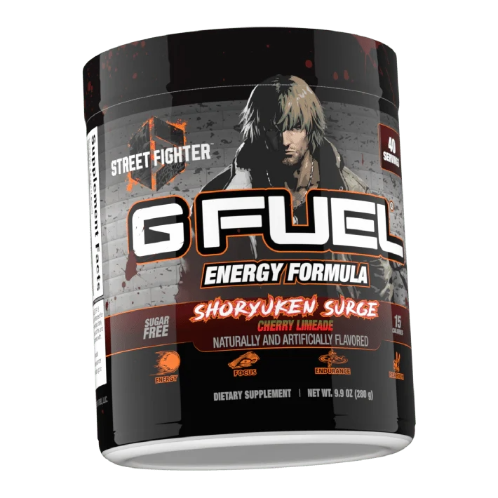 G Fuel Shoryuken Surge Tub - 40 Servings - Street Fighter