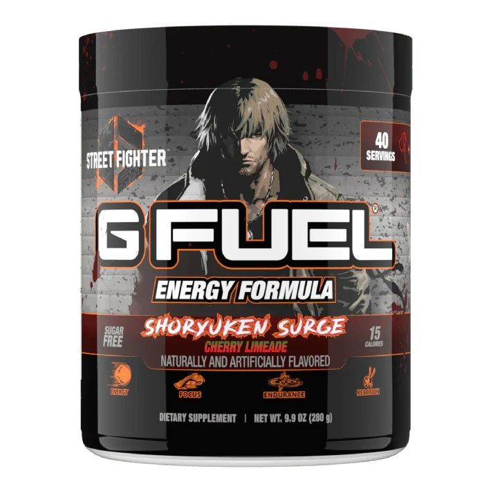 G Fuel Shoryuken Surge Tub - 40 Servings - Street Fighter