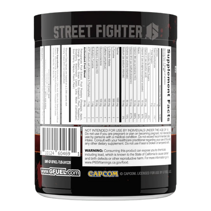 G Fuel Shoryuken Surge Tub - 40 Servings - Street Fighter