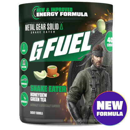 G Fuel Snake Eater 2.0 Tub - 40 Servings - Metal Gear Solid