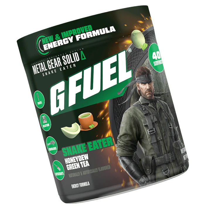 G Fuel Snake Eater 2.0 Tub - 40 Servings - Metal Gear Solid