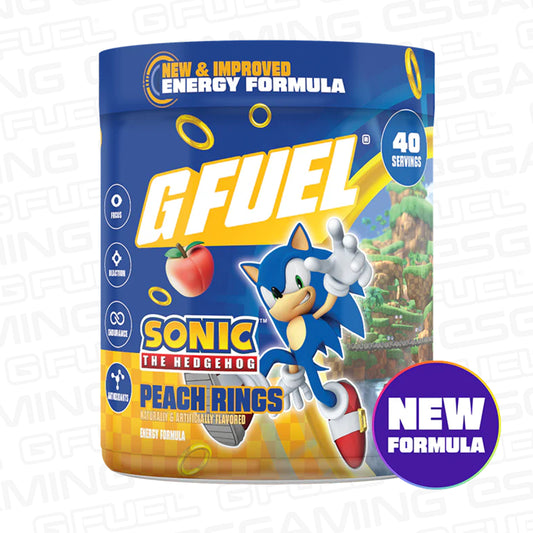 G Fuel Sonic Peach Rings 2.0 Tub - 40 Servings