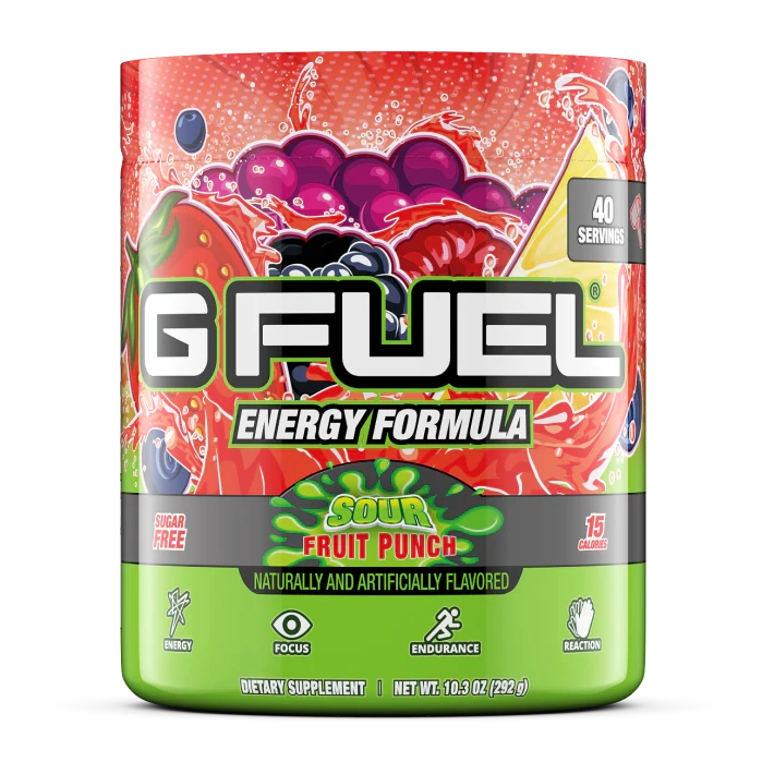 G Fuel Sour Fruit Punch Tub - 40 Servings