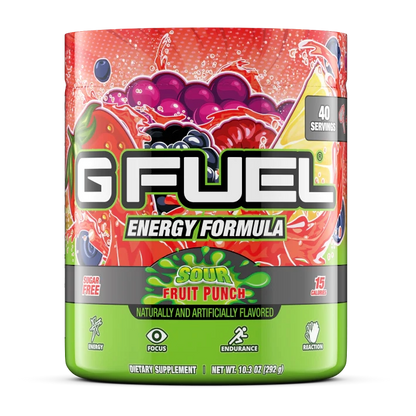 G Fuel Sour Fruit Punch Tub - 40 Servings