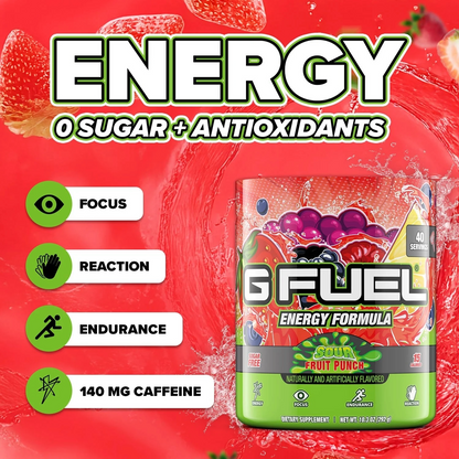 G Fuel Sour Fruit Punch Tub - 40 Servings