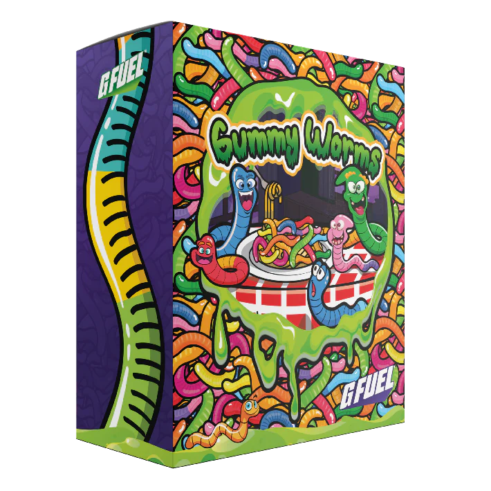 G Fuel Sour Gummy Worms Collector Box
