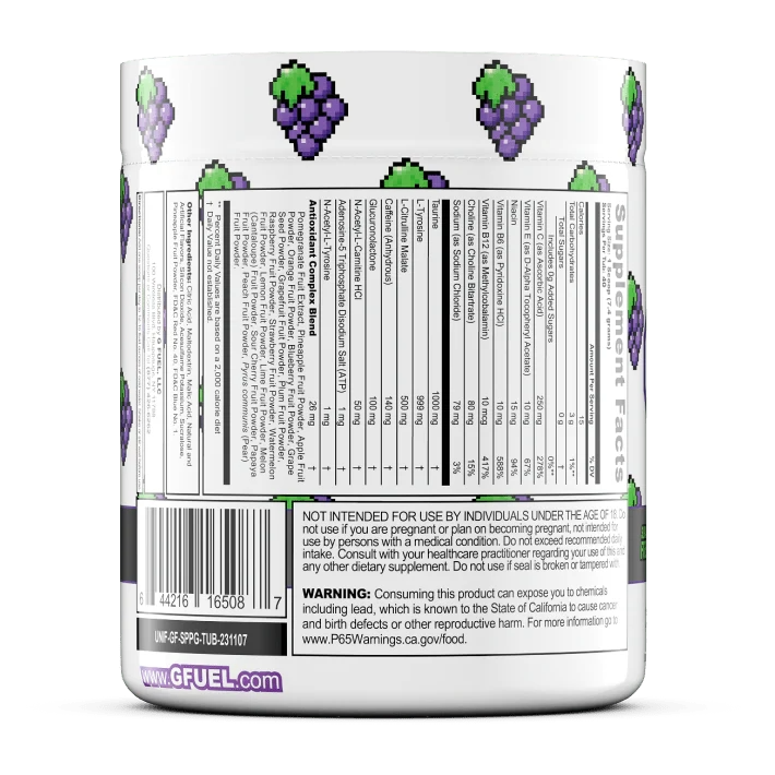 G Fuel Sour Pixel Potion Tub - 40 Servings