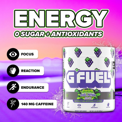 G Fuel Sour Pixel Potion Tub - 40 Servings