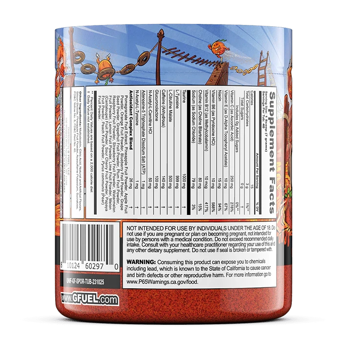 G Fuel Spiced Orange Tub - 40 Servings