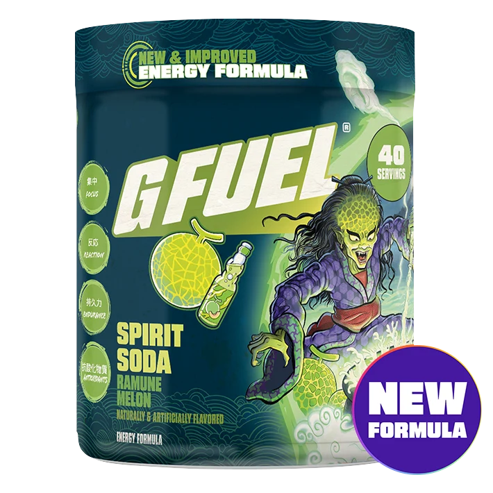 G Fuel Spirits Soda 2.0 Tub - 40 Servings - Fear Fest