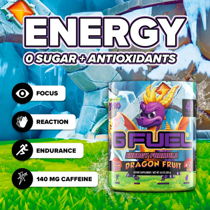 G Fuel Spyro's Dragon Fruit Tub - 40 Servings