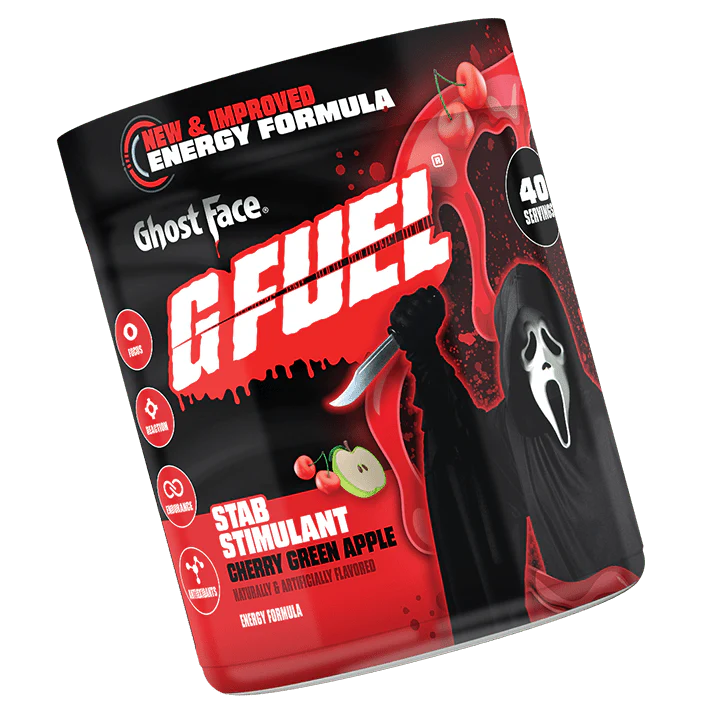 G Fuel Stab Stimulant 2.0 Tub - 40 Servings - Ghost Face
