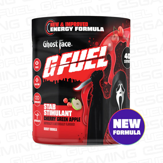 G Fuel Stab Stimulant 2.0 Tub - 40 Servings - Ghost Face