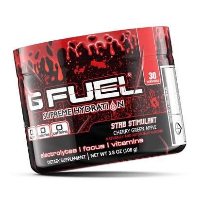 G Fuel Stab Stimulant Supreme Hydration - 30 Servings - Ghost Face