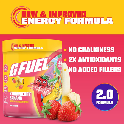 G Fuel Strawberry Banana 2.0 Tub - 40 Servings