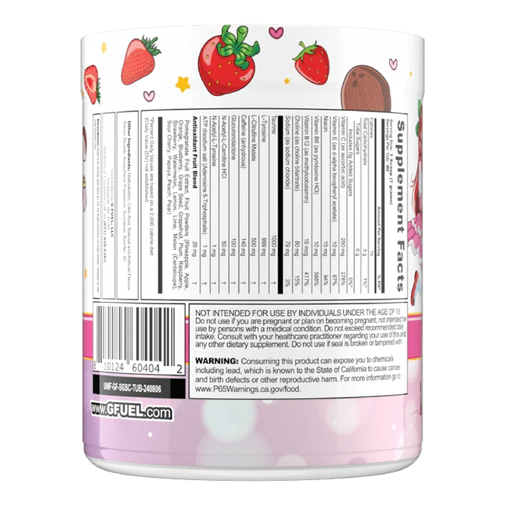 G Fuel Strawberry Girlfriend Tub - 40 Servings