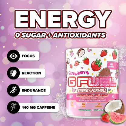 G Fuel Strawberry Girlfriend Tub - 40 Servings