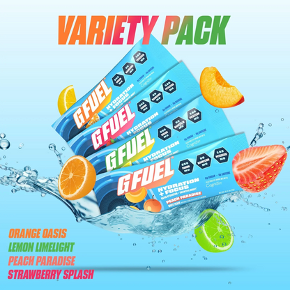 G Fuel 4 Sachets Stick Packs - Hydration + Focus - Mixed Pack