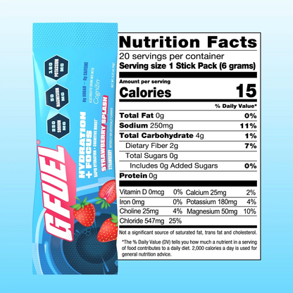 G Fuel 4 Sachets Stick Packs - Hydration + Focus - Mixed Pack