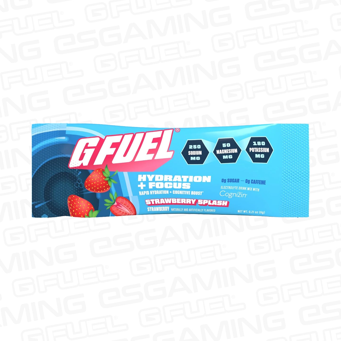 G Fuel Strawberry Splash Pack - Hydration + Focus - Single Stick Pack