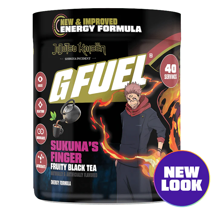 G Fuel Sukuna's Finger 2.0 Tub - 40 Servings - Jujutsu Kaisen