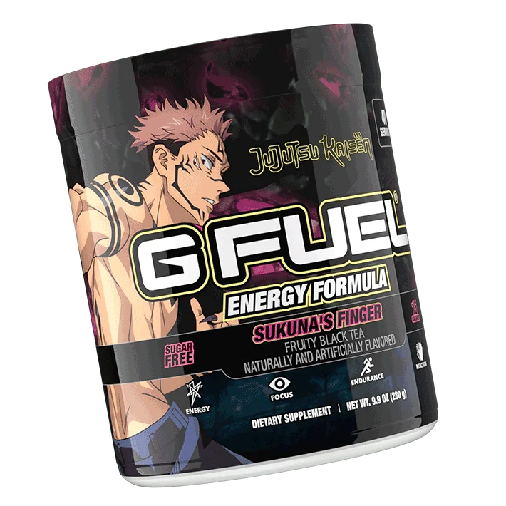 G Fuel Sukuna's Finger Tub - 40 Servings - Jujutsu Kaisen