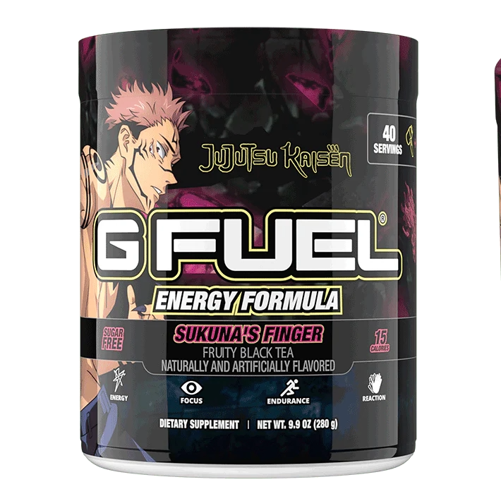 G Fuel Sukuna's Finger Tub - 40 Servings - Jujutsu Kaisen