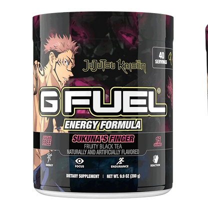 G Fuel Sukuna's Finger Tub - 40 Servings - Jujutsu Kaisen