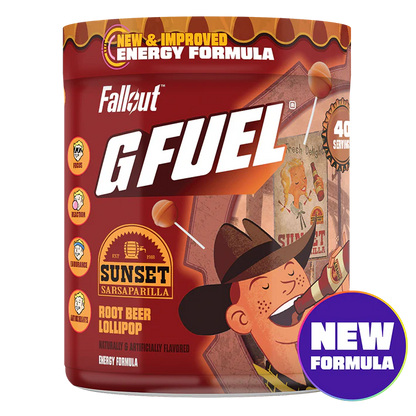 G Fuel Sunset Sarsaparilla 2.0 Tub - 40 Servings - Fallout
