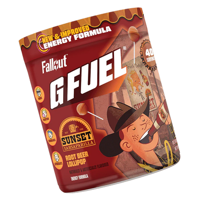 G Fuel Sunset Sarsaparilla 2.0 Tub - 40 Servings - Fallout